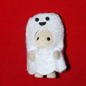 CALICO CRITTERS Halloween trick or treat FAITH SILK CAT figure ꉕꉕ Ghost Costume